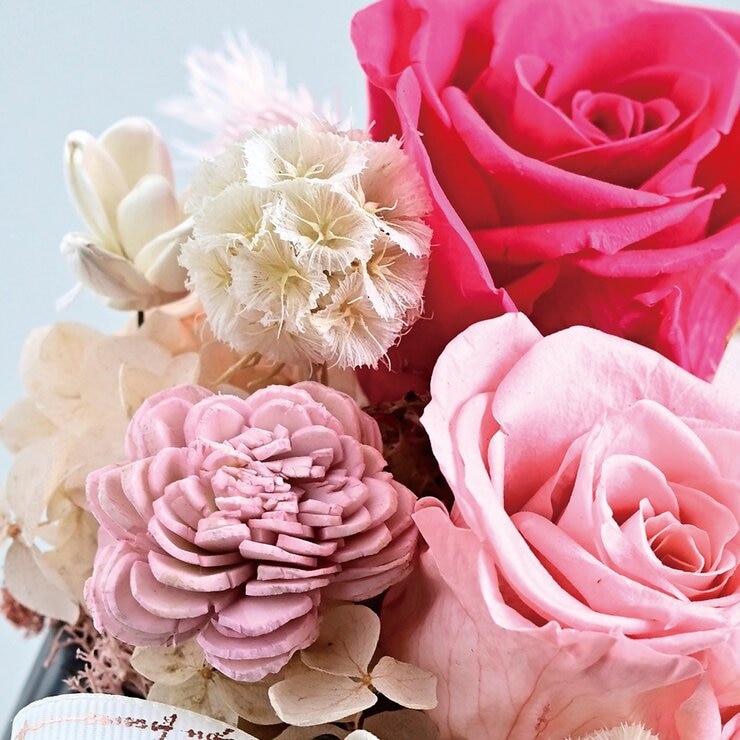 台北花苑 永恆摯愛 粉戀永生花禮