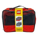 LEGO 多功能收納袋三入組 紅色