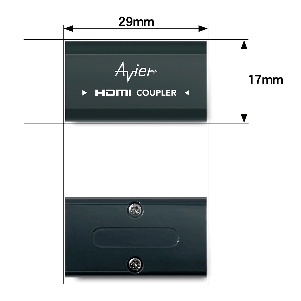 Avier 4K HDMI CABLE 2+1 行動組 AVCH001 (HDMI 2公尺2入+鋅合金HDMI 延長轉接頭)