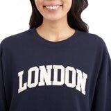 Lukka Lux 女圓領長袖上衣 深藍