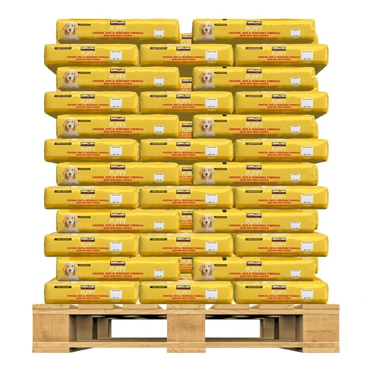 科克蘭 雞肉 & 米 & 蔬菜配方 幼犬乾狗糧 9.07公斤 X 60入