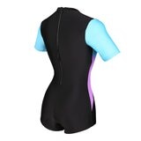 Speedo 女短袖連身泳裝