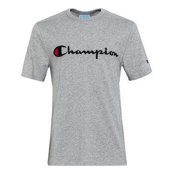 Champion 男短袖刺繡Logo上衣 灰 Champion 男短袖刺繡Logo上衣 灰