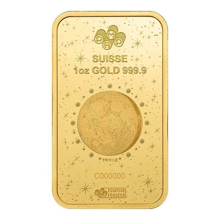 PAMP 馬年彌月 黃金條塊 999.9純金 1盎司 PAMP 馬年彌月 黃金條塊 999.9純金 1盎司