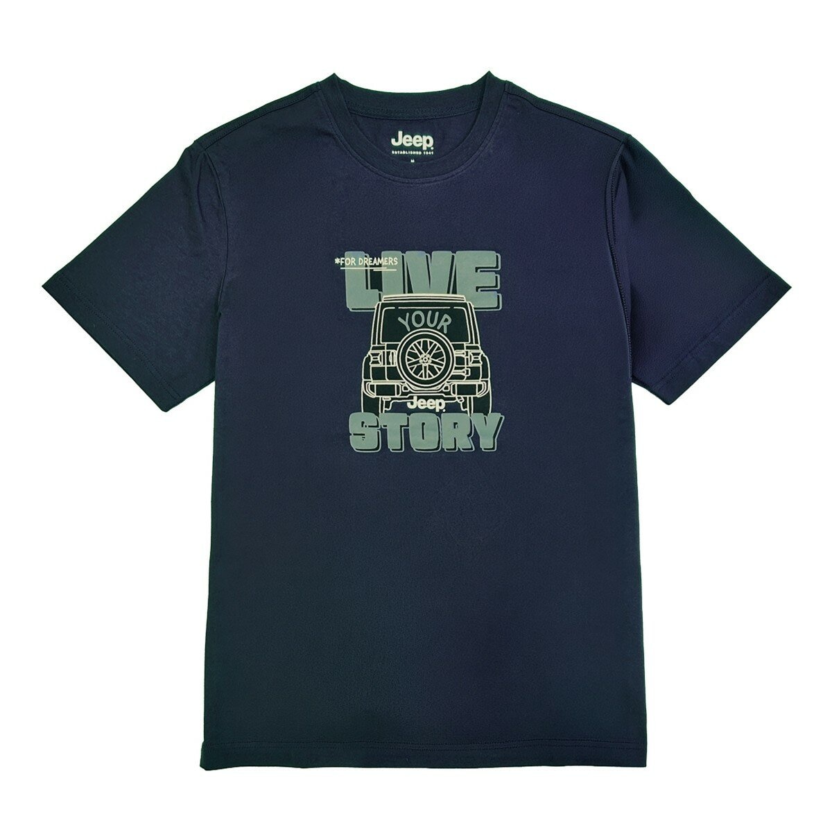 Atasan Lengan Pendek Pria Jeep Navy S