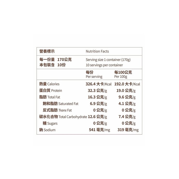 大成 冷凍香酥原味炸雞柳 1.7公斤