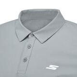 Skechers 男短袖Polo衫 灰 Skechers 男短袖Polo衫 灰