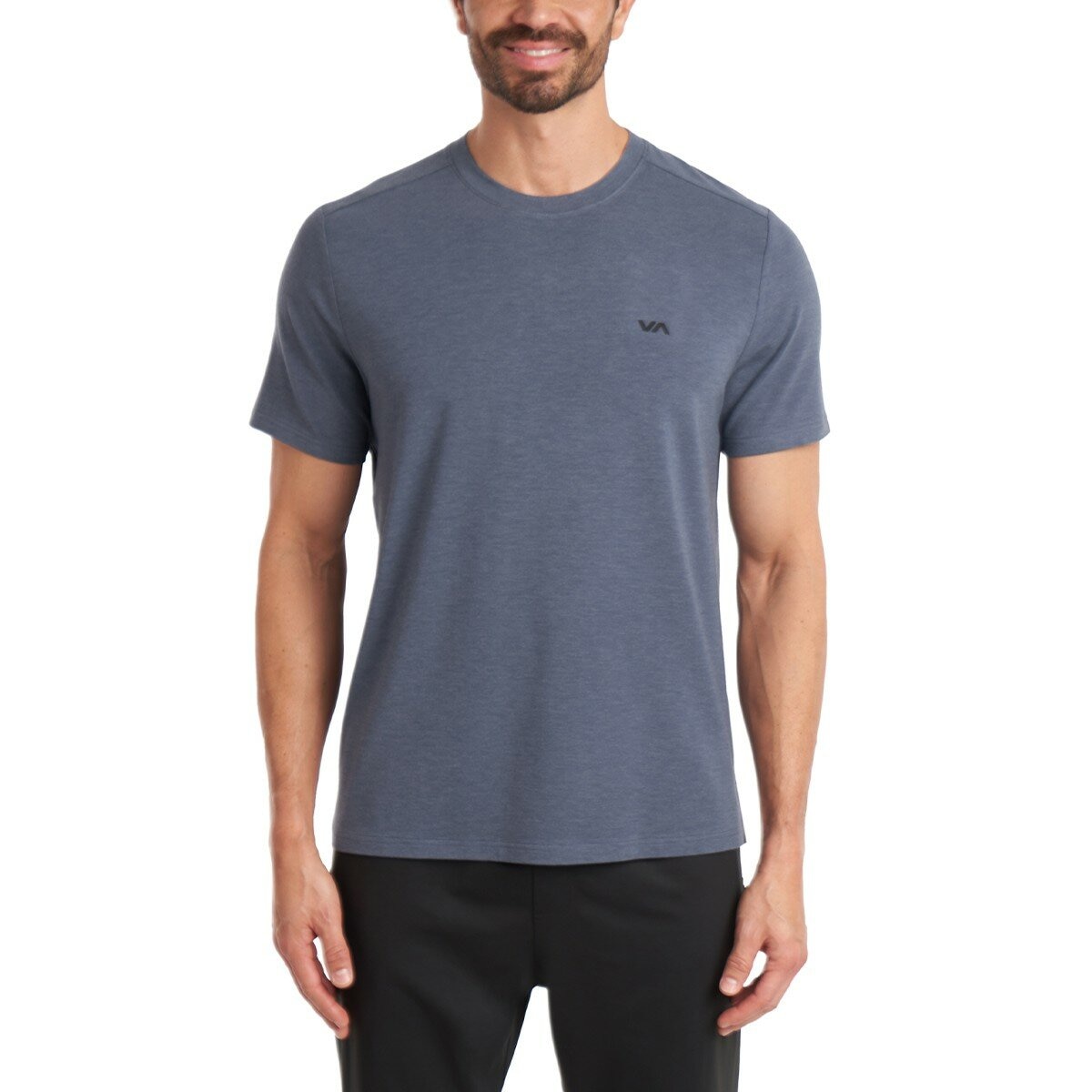 RVCA 男Logo短袖運動上衣 深藍 RVCA 男Logo短袖運動上衣 深藍