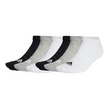 Adidas 女低筒襪六入組 (單一尺寸) 黑+灰+白