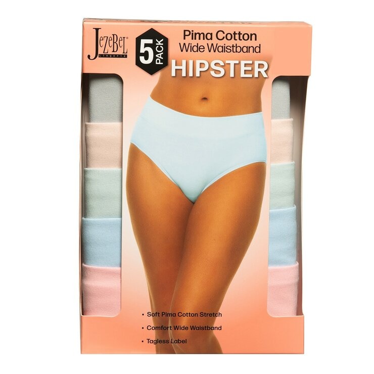 Jezebel 女匹馬棉內褲五入組 L