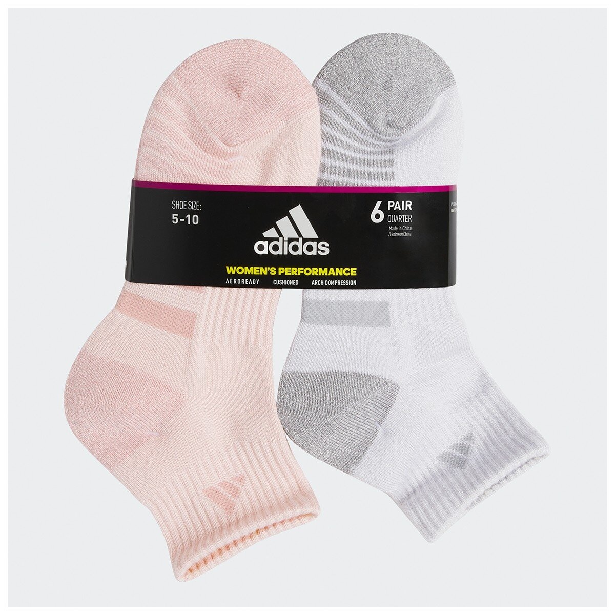 Adidas 女運動襪 6入