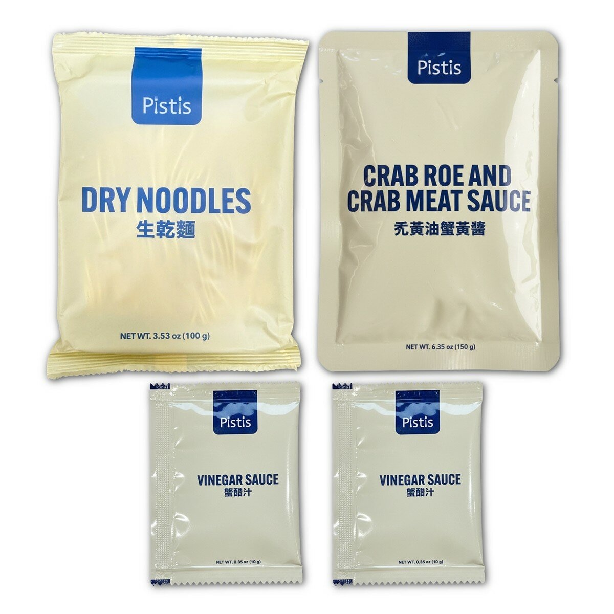 世界廚房 禿黃油蟹黃拌麵 300公克 X 3入 世界廚房 禿黃油蟹黃拌麵 300公克 X 3入