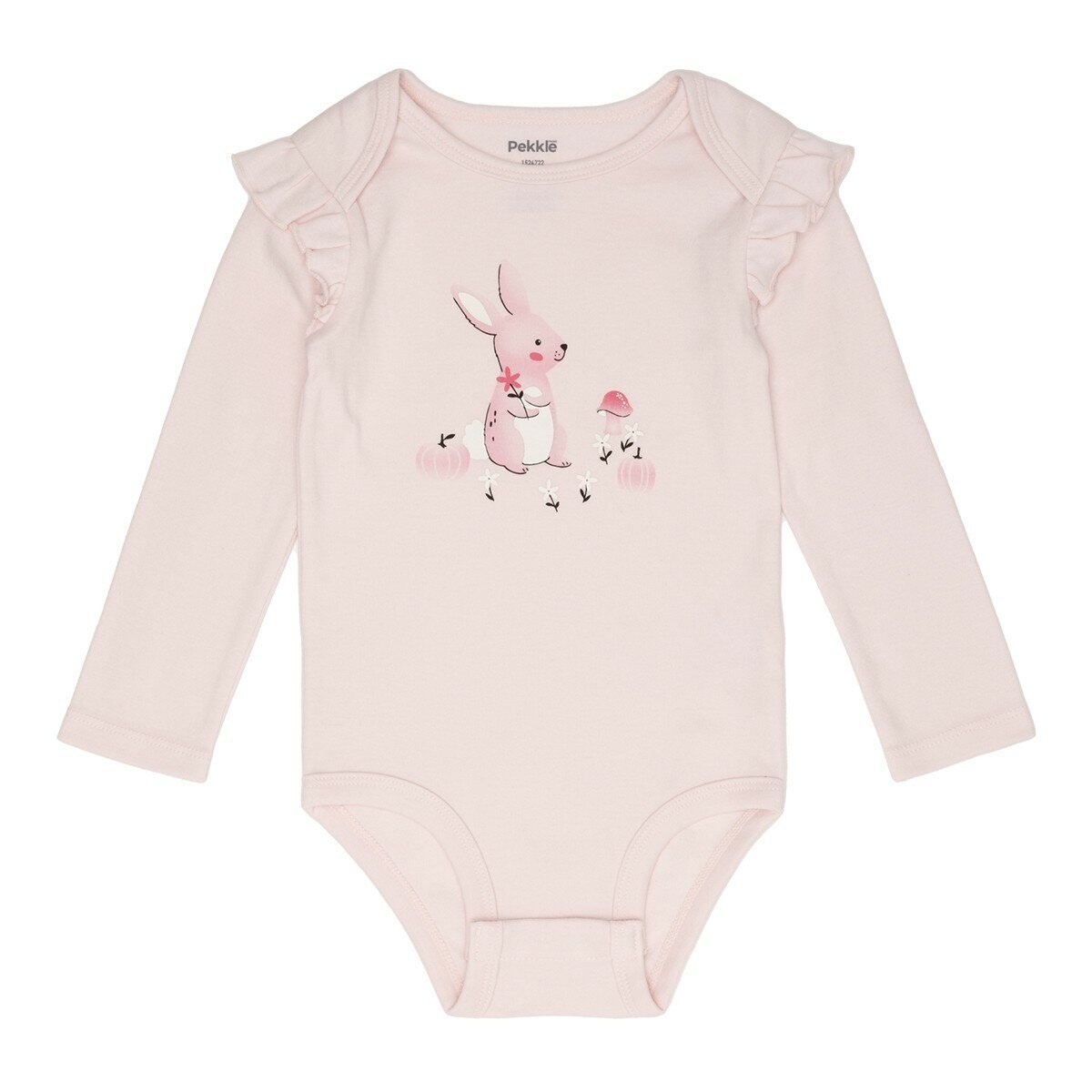 Pekkle 嬰兒秋冬服飾四件套組 兔子