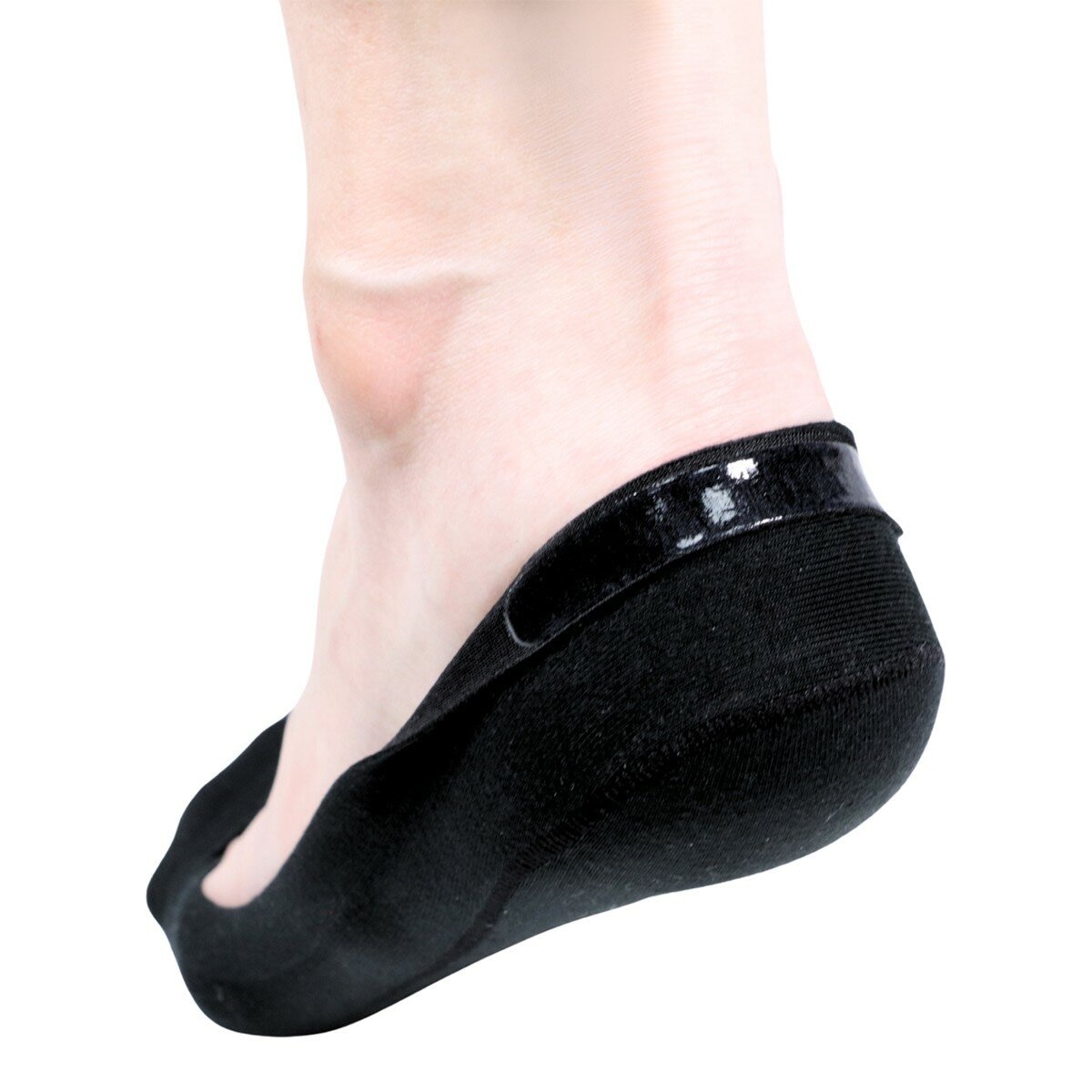 郡是 女厚款隱形襪 三入組 黑