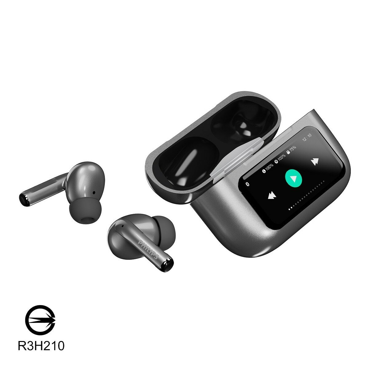 飛利浦 觸控螢幕真無線藍芽耳機 TAT2630 - 黑/銀