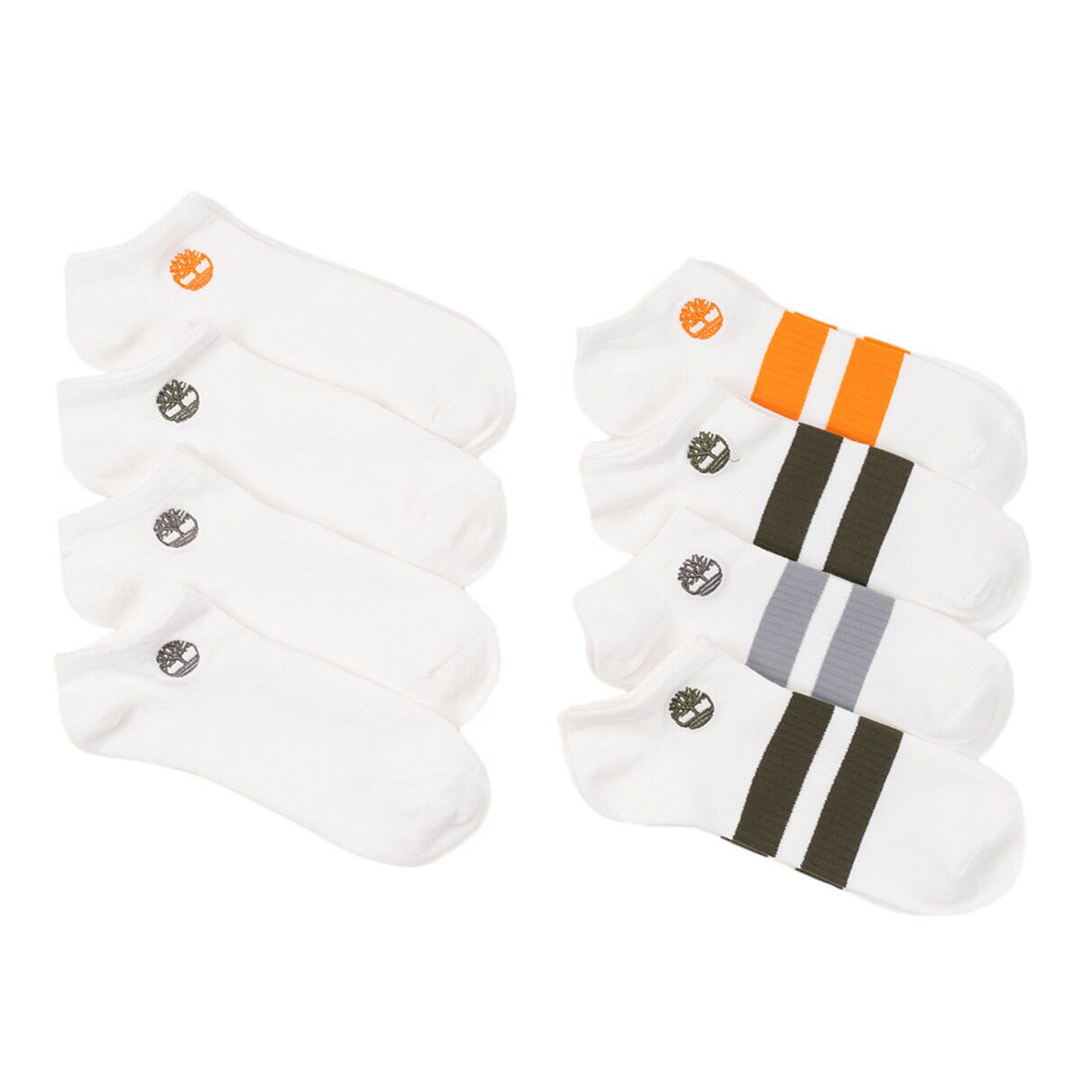 Timberland 男短襪八雙組 白 Costco 好市多