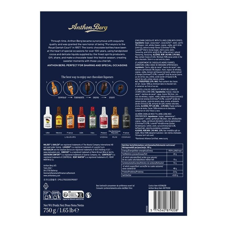 Anthon Berg 烈酒黑巧克力 750公克