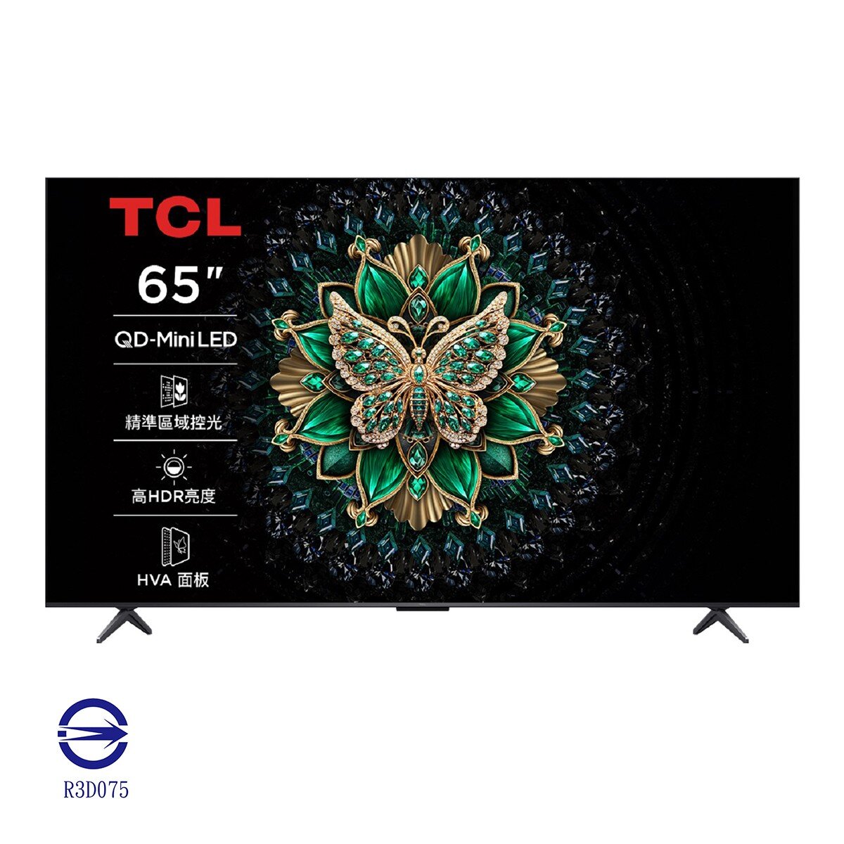 TCL 65吋 4K Mini LED Google TV 量子智能液晶顯示器 不含視訊盒 65C6K