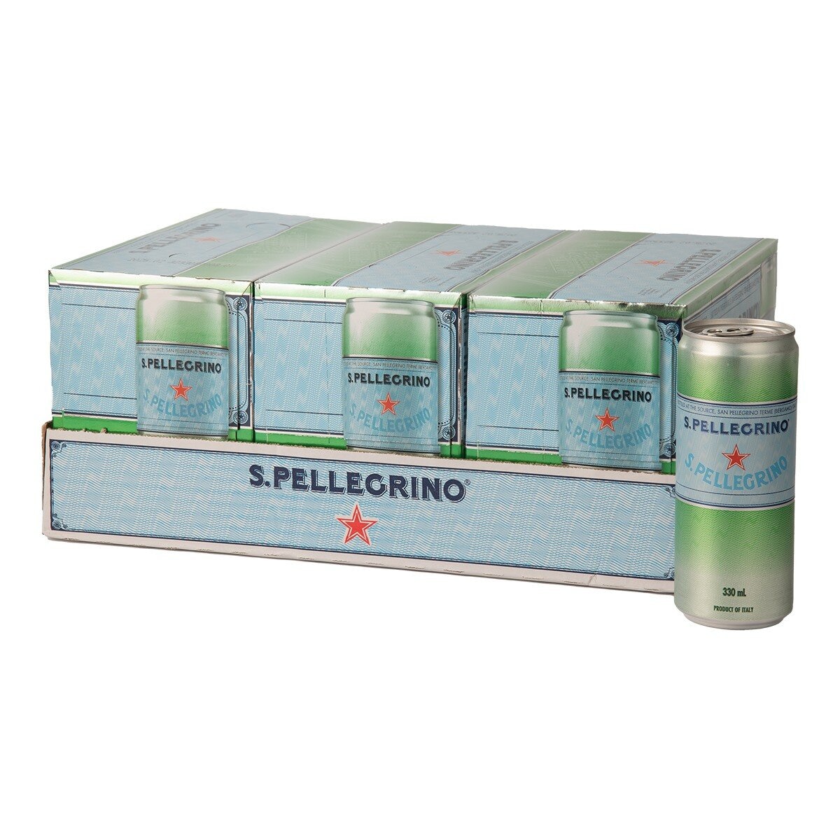 San Pellegrino 聖沛黎洛 天然氣泡礦泉水 330毫升 X 24罐