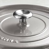 Tramontina 雙耳圓形鑄鐵鍋 含鋼頭鍋蓋 X 4件組 灰