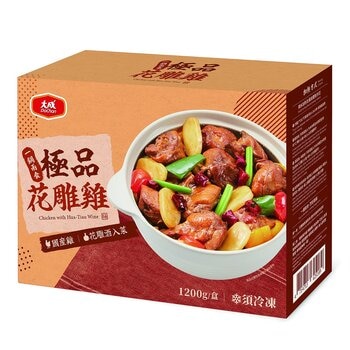 大成 冷凍極品花雕雞 1.2公斤