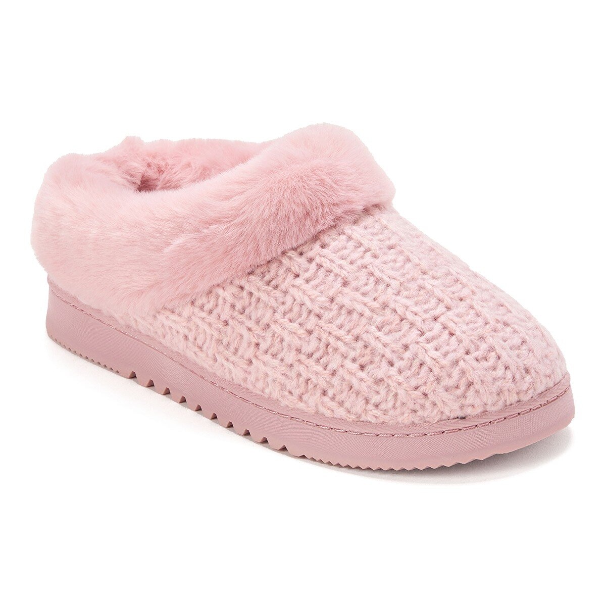 Dearfoams 女保暖休閒鞋 粉紅