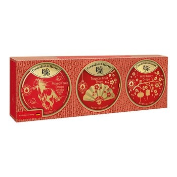 Cavendish & Harvey 精裝水果硬糖 三入組 / 575公克