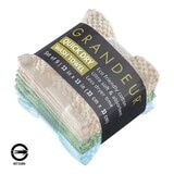 Grandeur 快乾方巾 9入組 33公分 X 33公分 金/綠/淺藍 Grandeur 快乾方巾 9入組 33公分 X 33公分 金/綠/淺藍