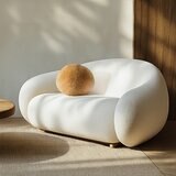 Mon Chateau 仿動物毛圓形抱枕 30公分 X 30公分 X 30公分 淺褐 Mon Chateau 仿動物毛圓形抱枕 30公分 X 30公分 X 30公分 淺褐