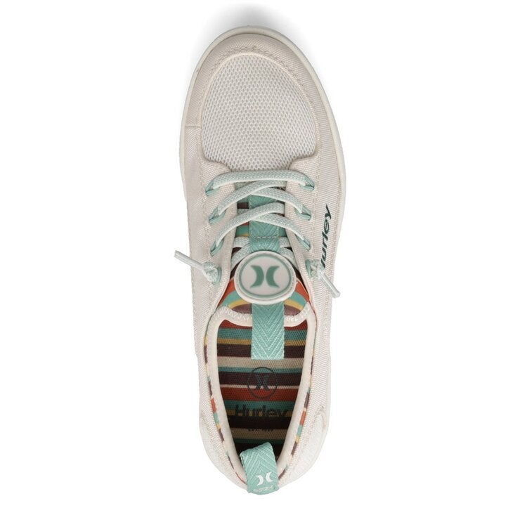 Hurley 女帆布鞋 米