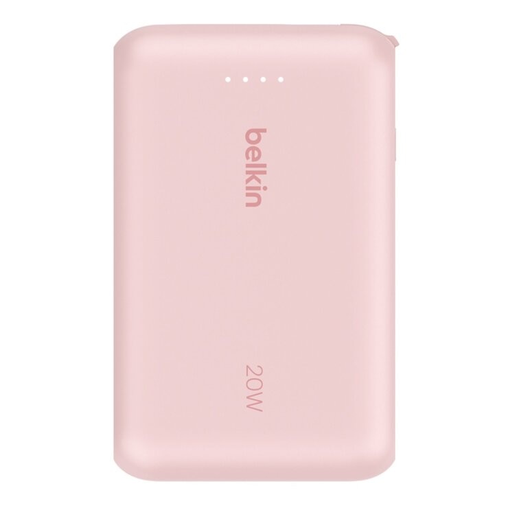 Belkin BoostCharge Pro 10K自帶線行動電源 2入 粉