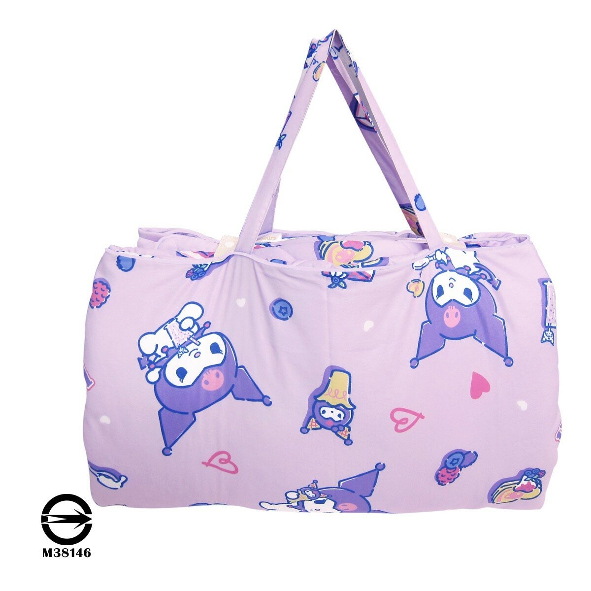 收納型卡通兒童睡袋 3件組 酷洛米 莓果幻想