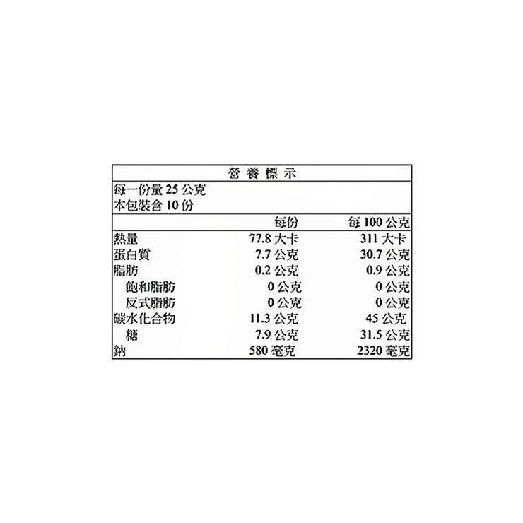 龍宮堂 干貝唇 250公克