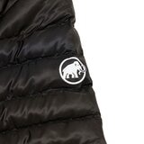MAMMUT 男防潑水連帽化纖外套 黑