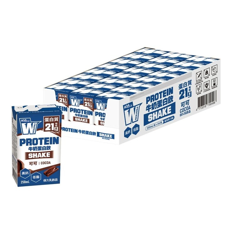 I-Mei Biomedicine Whey Protein Shake Milk Drink Cocoa Flavor 250 ml X 24-Count