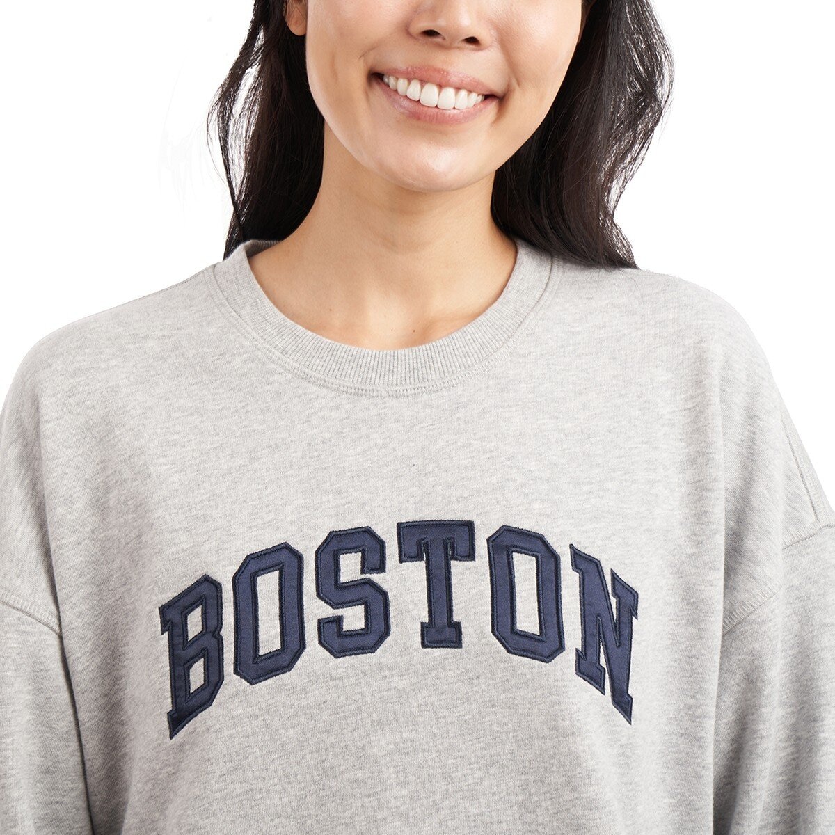 Lukka Lux 女圓領長袖上衣 灰