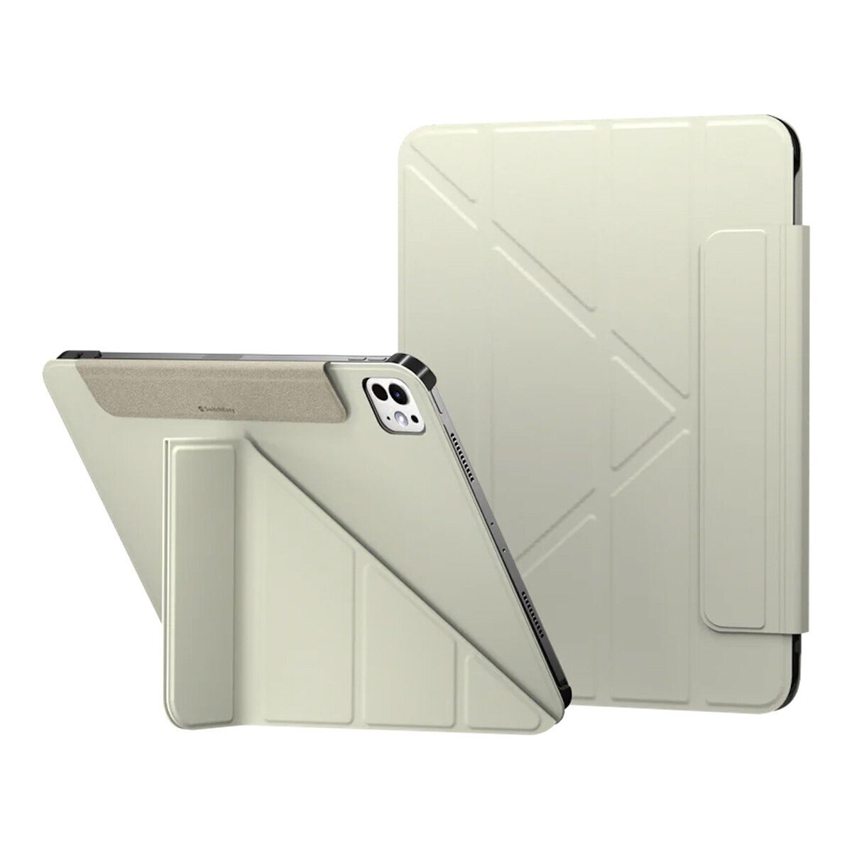 SwitchEasy Origami 全方位多角度支架保護套 iPad Pro 11吋 2024 M4 星光白