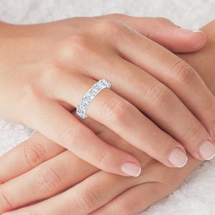 4.00克拉 鉑金 圓形鑽石戒指 VS2/I