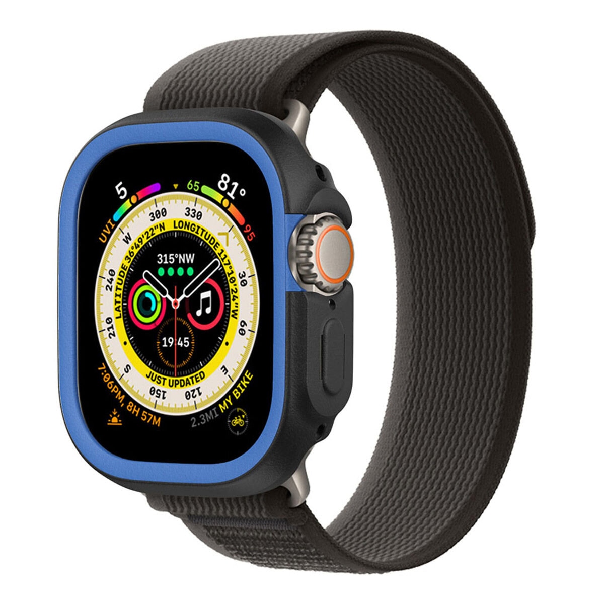 犀牛盾 Apple Watch Series SE2/SE/6/5/4共用 44公厘 CrashGuard NX保護殼 + 4色飾條 粉/藍/紫/綠