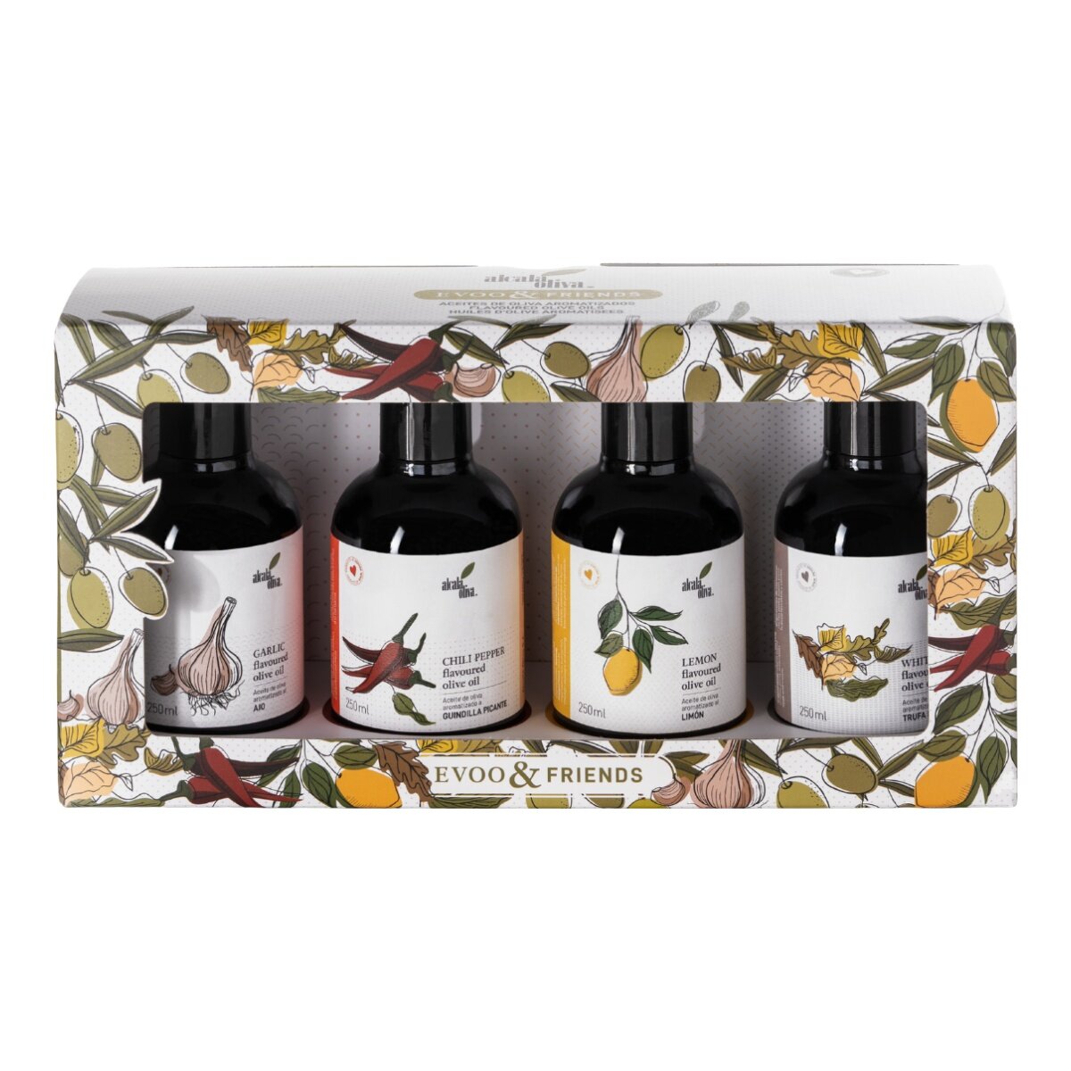 Alcala Oliva 風味特級初榨橄欖油禮盒 250 毫升 X 4 入