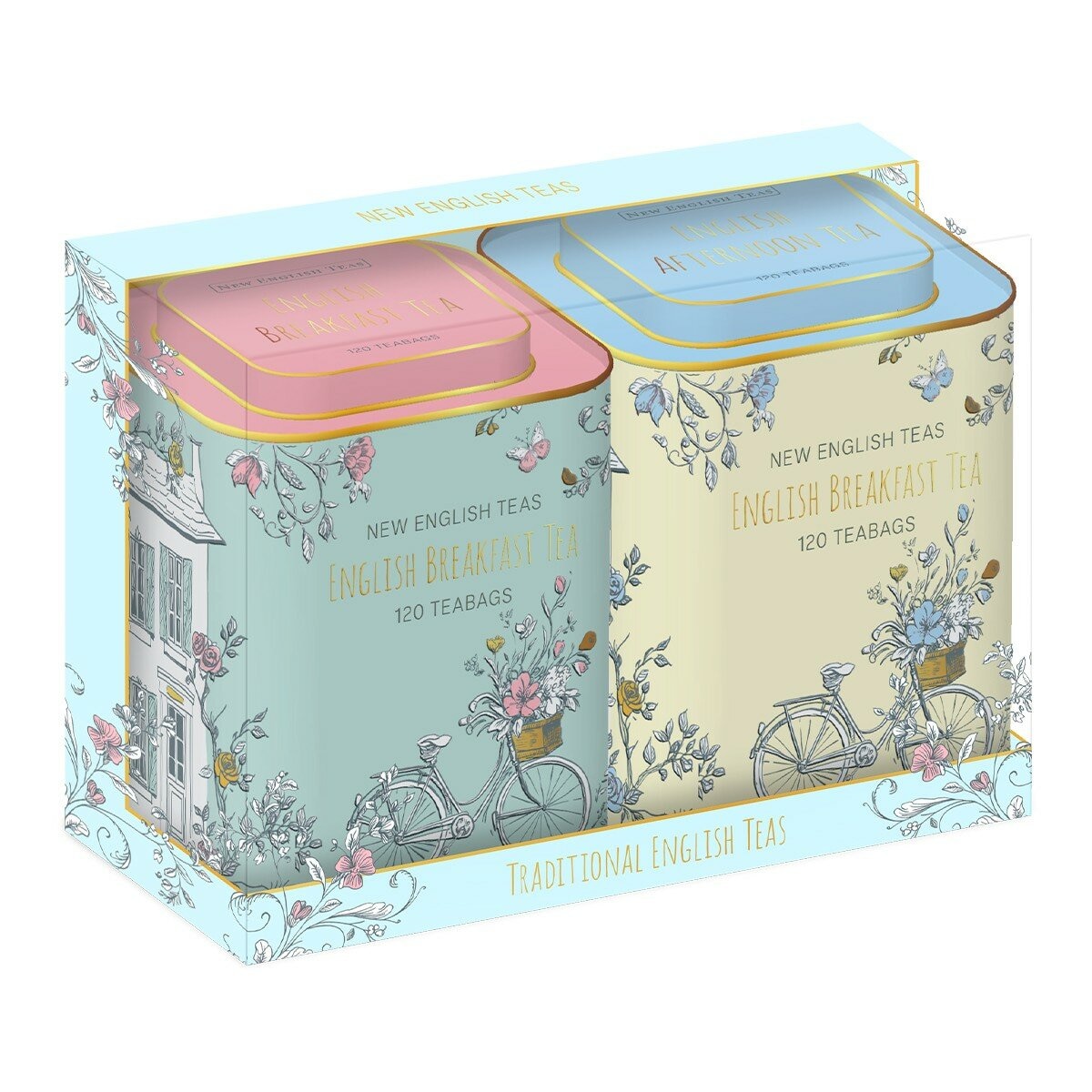 New English 早餐茶茶包 2公克 X 120包 X 2罐