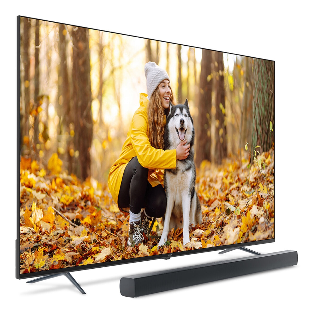 飛利浦 65吋 4K Google TV 顯示器聲霸組合 65PUH7890/96