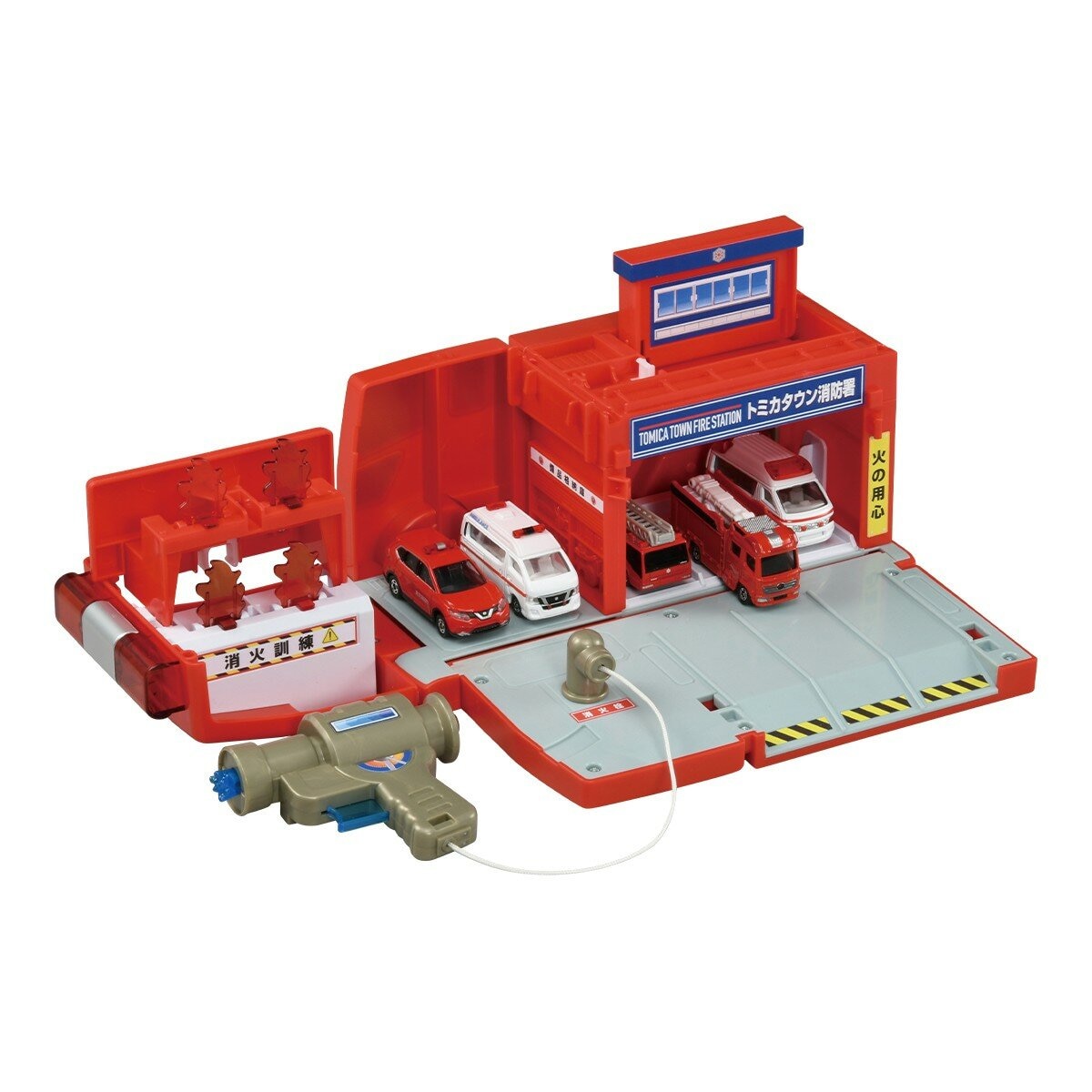 Stasiun Pemadam Kebakaran Transformer Tomica dengan 1 mobil / 3 tahun ke atas
