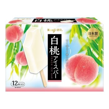 健司 白桃冰棒 82公克 X 12入