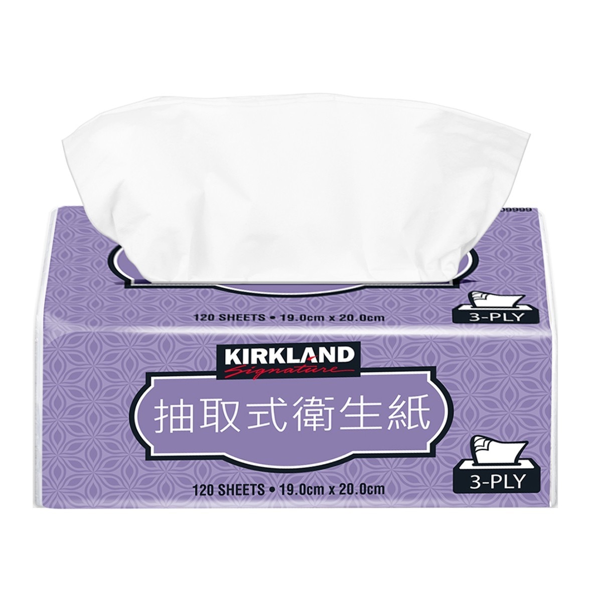 Kirkland Signature 科克蘭 三層抽取衛生紙 120張 X 24入