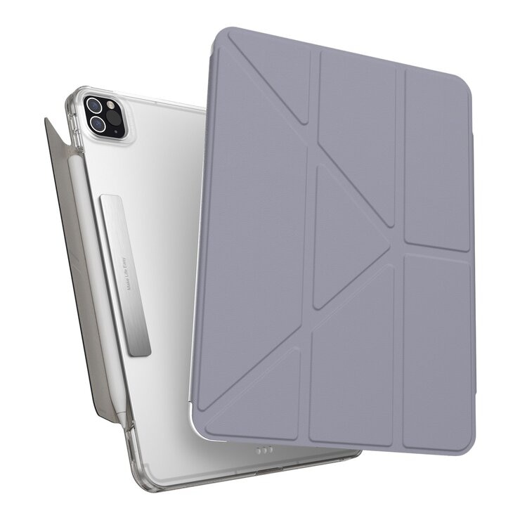 MAGEASY Facet 全方位支架透明背蓋保護套 iPad Pro 11吋 2022 M2 - 2018 & iPad Air 10.9吋 2022-20 阿拉斯加藍 MAGEASY Facet 全方位支架透明背蓋保護套 iPad Pro 11吋 2022 M2 - 2018 & iPad Air 10.9吋 2022-20 阿拉斯加藍