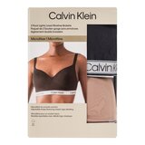 Calvin Klein 女無鋼圈內衣兩入組 黑/黑