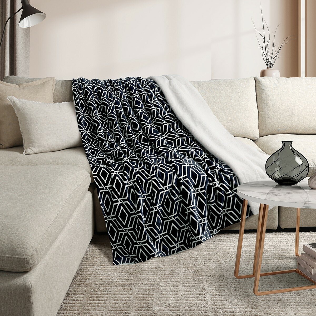 Life Comfort 隨意毯 152公分 X 177公分 藍