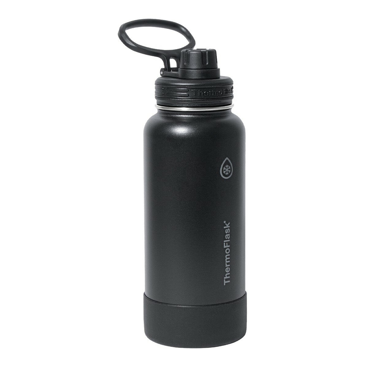 Thermoflask 不鏽鋼保冷保溫瓶 946毫升 X 2件組 深邃黑+霧玫瑰粉