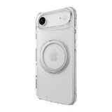 MAGEASY MagStand 360 M 磁吸旋轉支架防摔手機殼 iPhone Air (透明) + 鏡頭保護貼 Lenz(沙漠) + Vetro 9H 鋼化玻璃保護膜